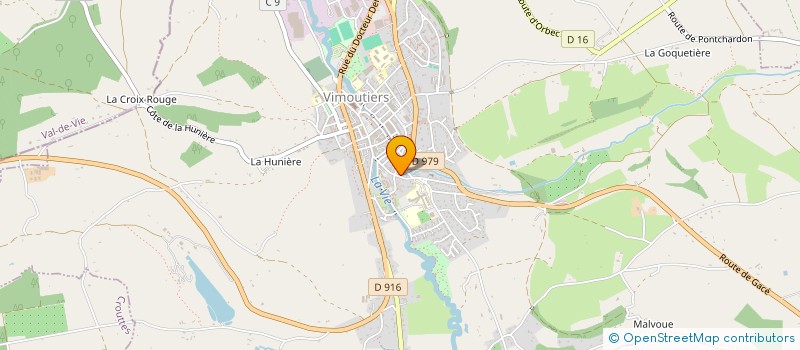 localisation de l'entreprise MADAME VERONIQUE BAIS à VIMOUTIERS