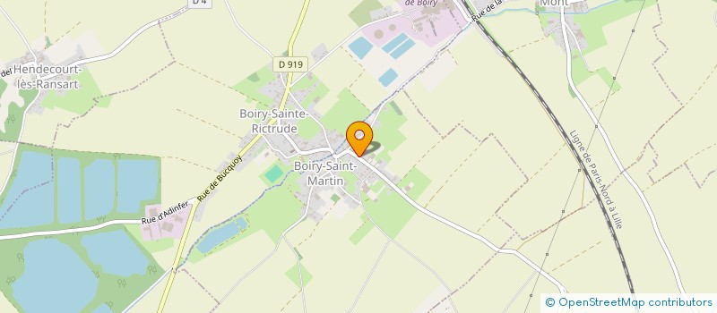 localisation de l'entreprise MADAME VERONIQUE BALAZEK  BOIRY-SAINT-MARTIN