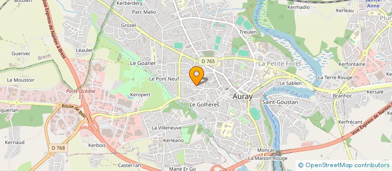 localisation de l'entreprise MADAME VERONIQUE BALEKDJIAN à AURAY