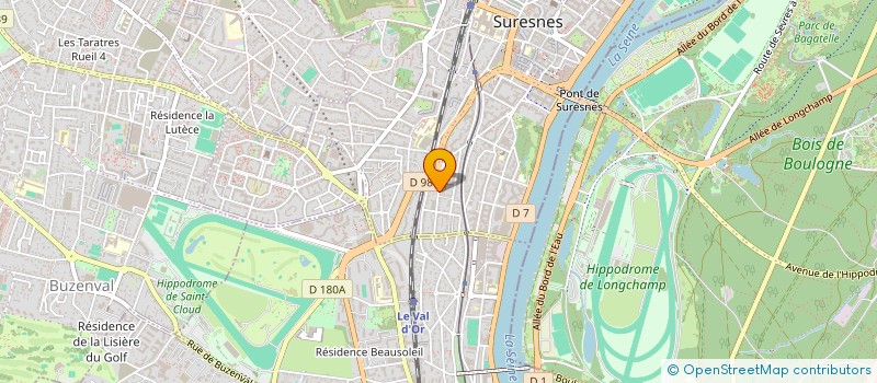 localisation de l'entreprise MADAME VERONIQUE BALIGAN-BERTRAND à SURESNES