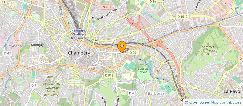 localisation de l'entreprise MADAME VERONIQUE BALLOT à CHAMBERY
