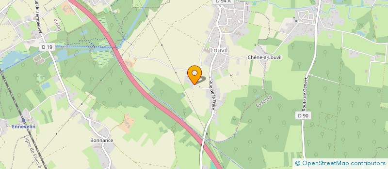 localisation de l'entreprise MADAME VERONIQUE BARBIER  LOUVIL