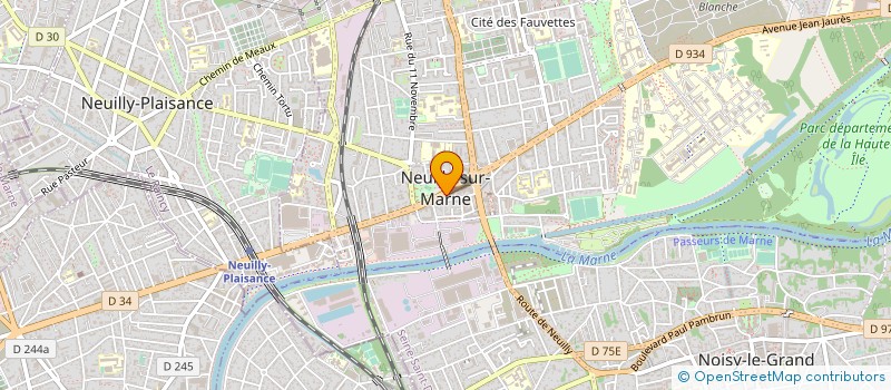localisation de l'entreprise MADAME VERONIQUE BARDE à NEUILLY-SUR-MARNE