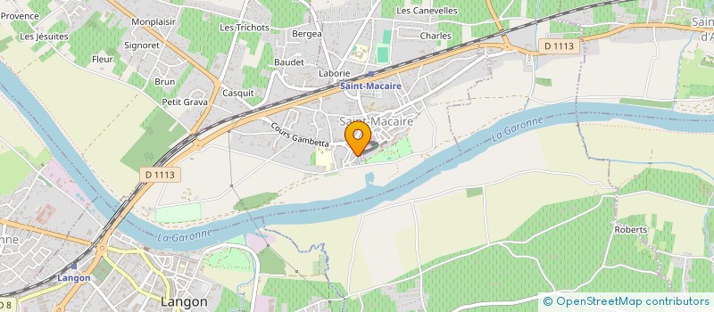 localisation de l'entreprise MADAME VERONIQUE BARDINAT  SAINT-MACAIRE