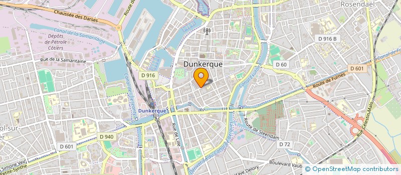 localisation de l'entreprise MADAME VERONIQUE BARGE à DUNKERQUE