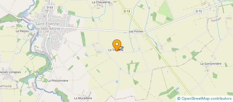 localisation de l'entreprise MADAME VERONIQUE BARIL  SAINT-ETIENNE-DE-MER-MORTE