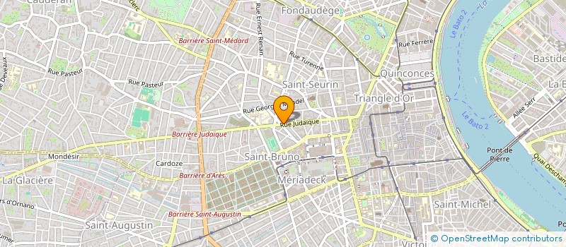 localisation de l'entreprise MADAME VERONIQUE BARLAUD  BORDEAUX