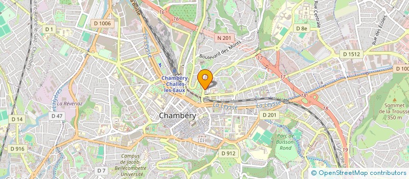 localisation de l'entreprise MADAME VERONIQUE BARRACO  CHAMBERY