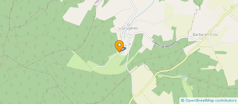 localisation de l'entreprise MADAME VERONIQUE BARTHAUX  GRUYERES