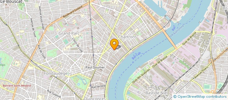 localisation de l'entreprise MADAME VERONIQUE BATTEUX à BORDEAUX