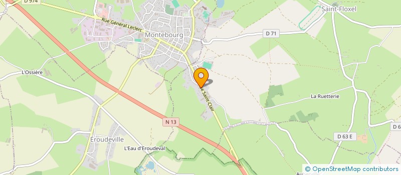 localisation de l'entreprise MADAME VERONIQUE BAUDET  SAINT-FLOXEL