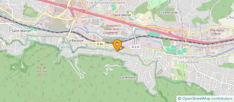 localisation de l'entreprise MADAME VERONIQUE BAUDOT à MARSEILLE