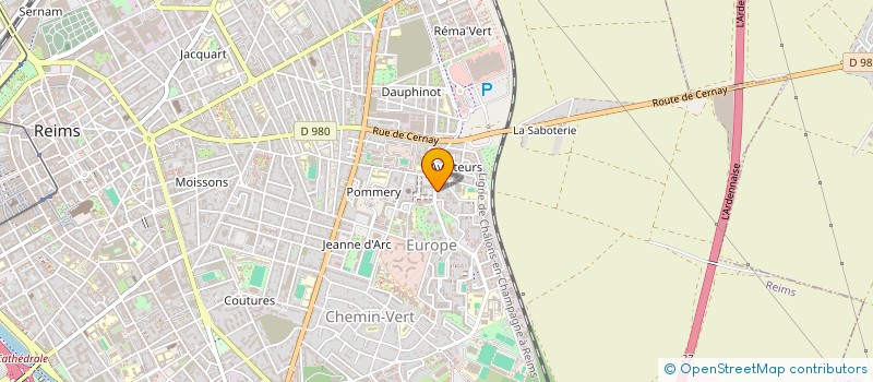 localisation de l'entreprise MADAME VERONIQUE BAUER  REIMS