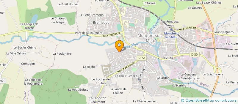 localisation de l'entreprise MADAME VERONIQUE BAYART à MONTFORT-SUR-MEU