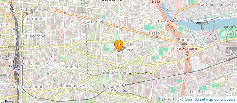 localisation de l'entreprise MADAME VERONIQUE BEAUDE à VILLEURBANNE