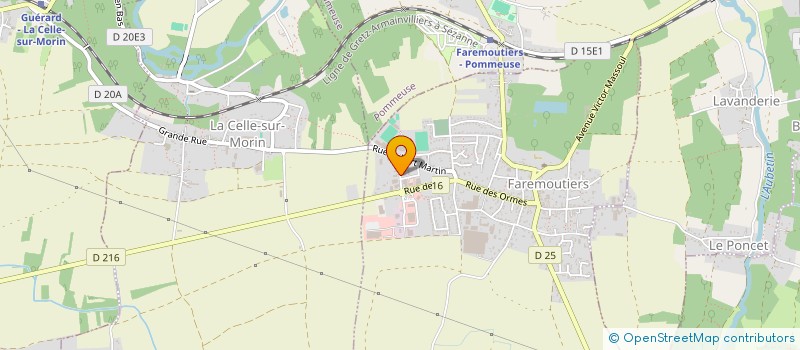 localisation de l'entreprise MADAME VERONIQUE BEAUDOIN  FAREMOUTIERS