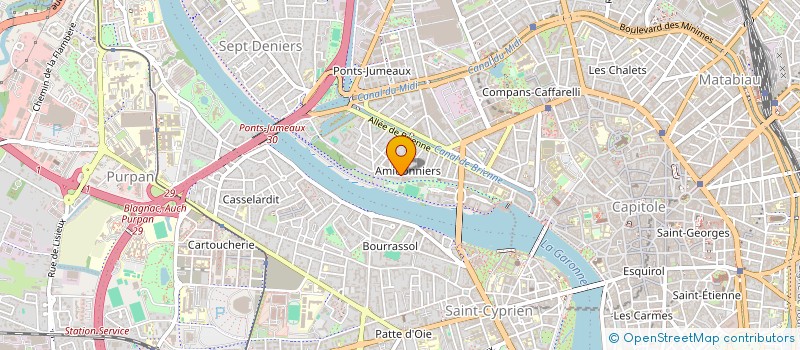 localisation de l'entreprise MADAME VERONIQUE BEAUDOUX  TOULOUSE