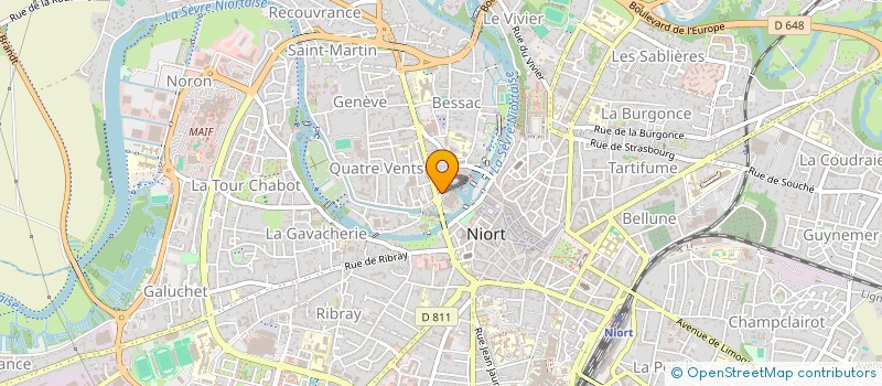 localisation de l'entreprise MADAME VERONIQUE BECQ à NIORT