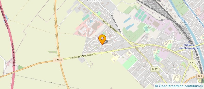 localisation de l'entreprise MADAME VERONIQUE BECRET  FAGNIERES