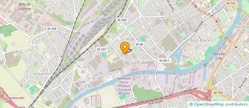 localisation de l'entreprise MADAME VERONIQUE BECUE à LILLE