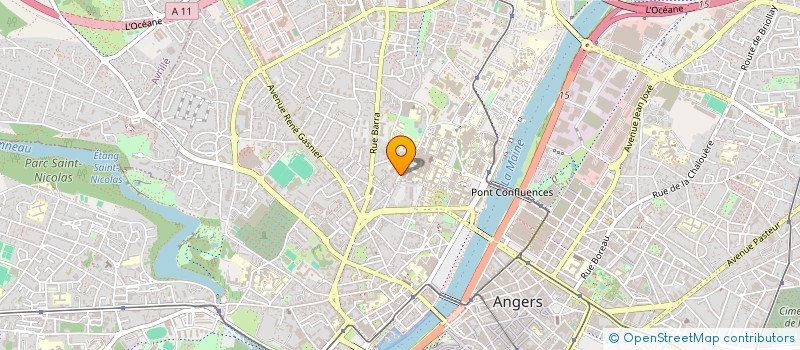 localisation de l'entreprise MADAME VERONIQUE BEGOT à ANGERS