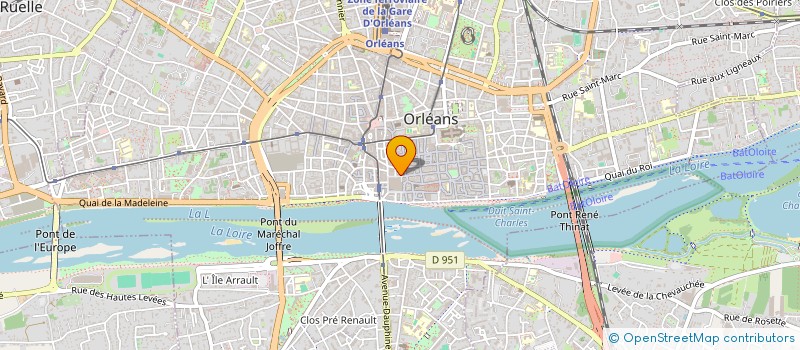 localisation de l'entreprise MADAME VERONIQUE BELABRE  ORLEANS