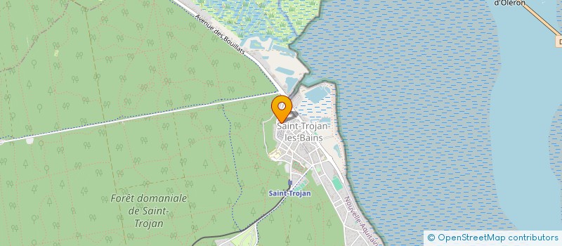 localisation de l'entreprise MADAME VERONIQUE BELAND à SAINT-TROJAN-LES-BAINS