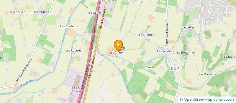 localisation de l'entreprise MADAME VERONIQUE BELDA à ETOILE-SUR-RHONE