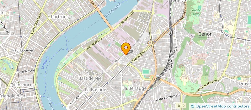 localisation de l'entreprise MADAME VERONIQUE BELLEGARDE  BORDEAUX