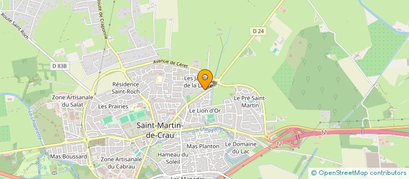 localisation de l'entreprise MADAME VERONIQUE BELUGUE à SAINT-MARTIN-DE-CRAU