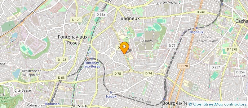 localisation de l'entreprise MADAME VERONIQUE BENAZET à FONTENAY-AUX-ROSES