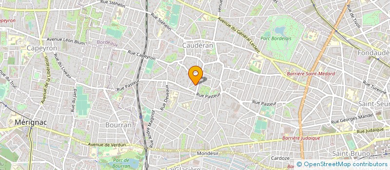 localisation de l'entreprise MADAME VERONIQUE BENON  BORDEAUX