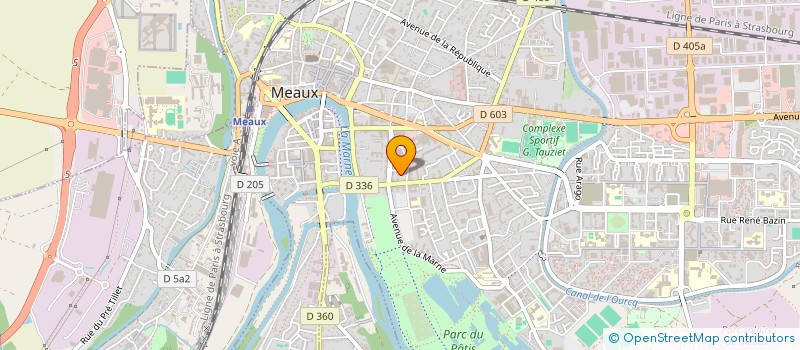 localisation de l'entreprise MADAME VERONIQUE BENSEGHIR à MEAUX