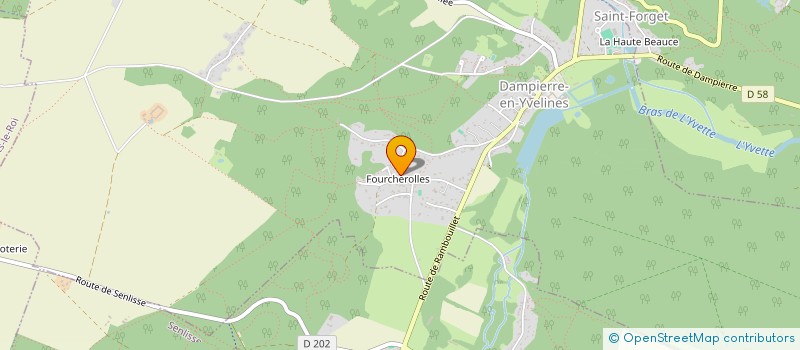 localisation de l'entreprise MADAME VERONIQUE BERDELLOU à DAMPIERRE-EN-YVELINES