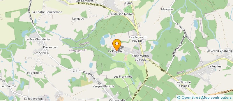 localisation de l'entreprise MADAME VERONIQUE BERGER à COUZEIX
