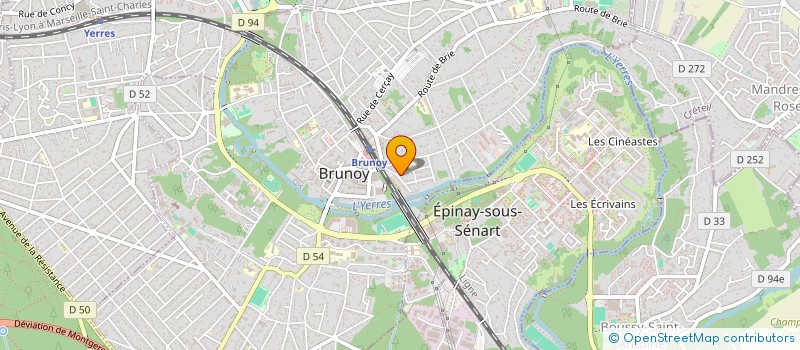 localisation de l'entreprise MADAME VERONIQUE BERGERAT à BRUNOY