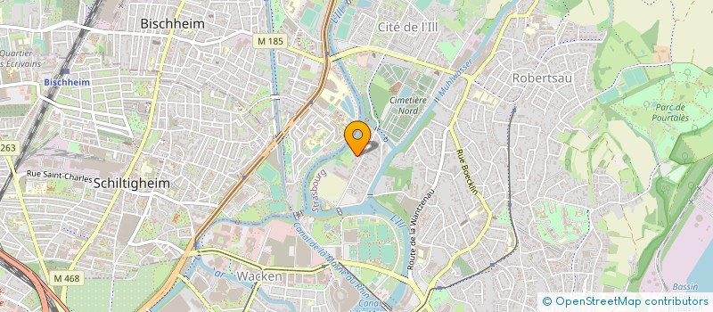 localisation de l'entreprise MADAME VERONIQUE BERNA à STRASBOURG
