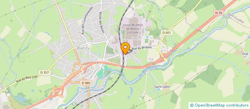 localisation de l'entreprise MADAME VERONIQUE BERNADAT  BLANZY