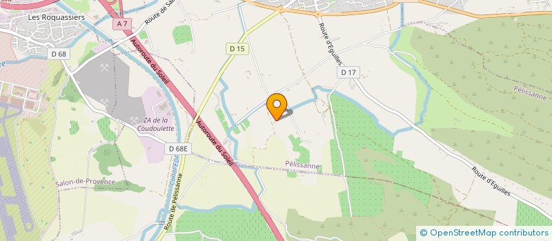 localisation de l'entreprise MADAME VERONIQUE BERNARD  PELISSANNE