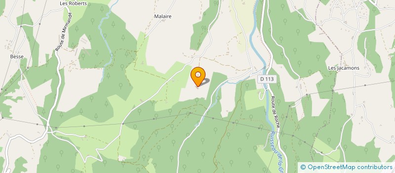 localisation de l'entreprise MADAME VERONIQUE BERNARD  GRANE