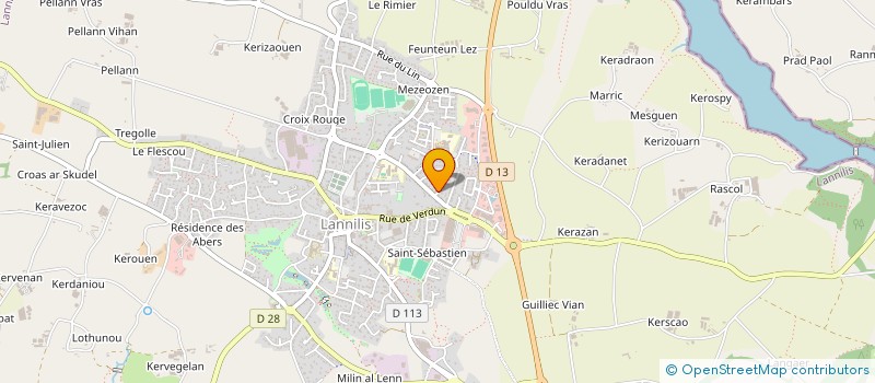 localisation de l'entreprise MADAME VERONIQUE BERNARD  LANDEDA