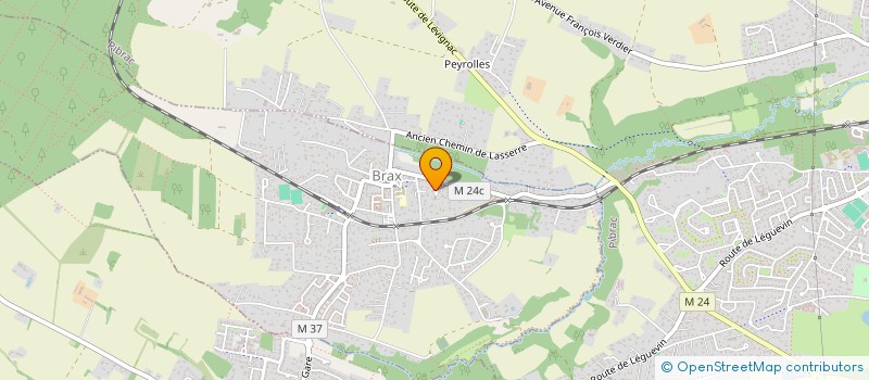 localisation de l'entreprise MADAME VERONIQUE BERNARD  BRAX