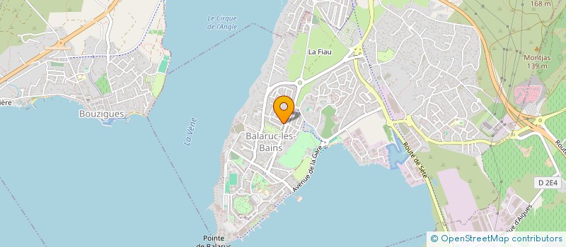 localisation de l'entreprise MADAME VERONIQUE BERNAT  BALARUC-LES-BAINS