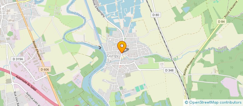 localisation de l'entreprise MADAME VERONIQUE BERRY  GURGY