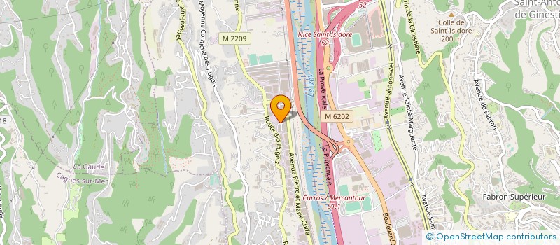 localisation de l'entreprise MADAME VERONIQUE BERTHET à SAINT-LAURENT-DU-VAR