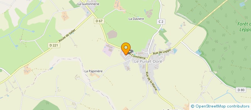 localisation de l'entreprise MADAME VERONIQUE BERTHO  MAUGES-SUR-LOIRE