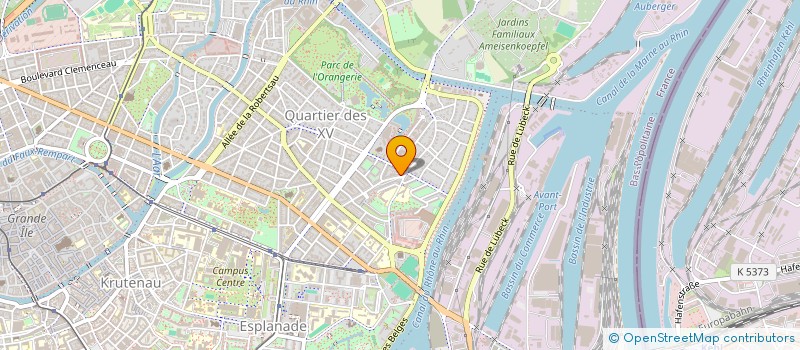 localisation de l'entreprise MADAME VERONIQUE BERTRAND à STRASBOURG