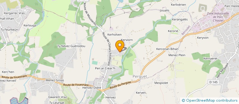 localisation de l'entreprise MADAME VERONIQUE BESNARD  BENODET