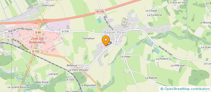 localisation de l'entreprise MADAME VERONIQUE BESNIER à BAGUER-PICAN