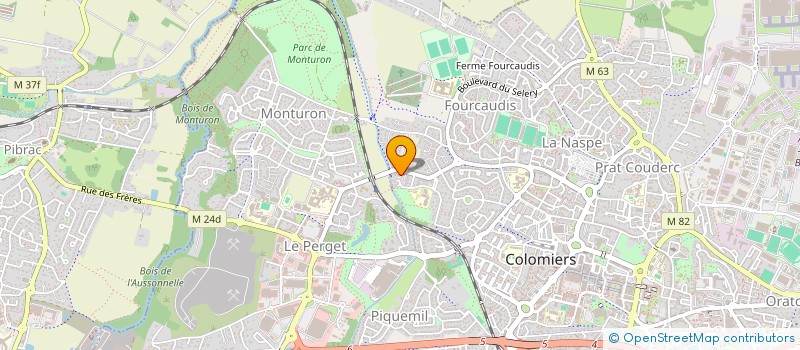 localisation de l'entreprise MADAME VERONIQUE BETEILLE à COLOMIERS